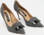 Sergio Rossi Pre-owned Fabric heels Gray Dames - Thumbnail 4