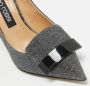 Sergio Rossi Pre-owned Fabric heels Gray Dames - Thumbnail 7