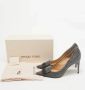 Sergio Rossi Pre-owned Fabric heels Gray Dames - Thumbnail 9