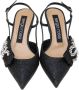 Sergio Rossi Pre-owned Fabric sandals Black Dames - Thumbnail 2