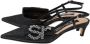 Sergio Rossi Pre-owned Fabric sandals Black Dames - Thumbnail 3