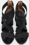 Sergio Rossi Pre-owned Fabric sandals Black Dames - Thumbnail 3