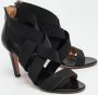Sergio Rossi Pre-owned Fabric sandals Black Dames - Thumbnail 4