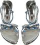 Sergio Rossi Pre-owned Fabric sandals Blue Dames - Thumbnail 2