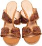 Sergio Rossi Pre-owned Fabric sandals Brown Dames - Thumbnail 2
