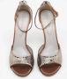Sergio Rossi Pre-owned Fabric sandals Gray Dames - Thumbnail 2