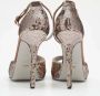 Sergio Rossi Pre-owned Fabric sandals Gray Dames - Thumbnail 4