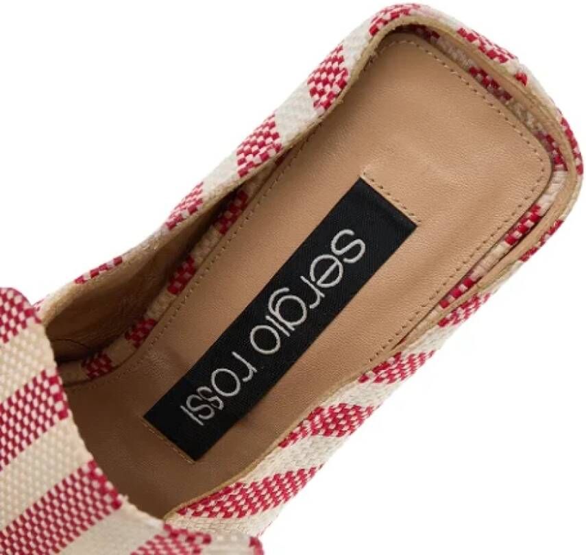 Sergio Rossi Pre-owned Fabric sandals Multicolor Dames