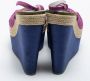 Sergio Rossi Pre-owned Fabric sandals Purple Dames - Thumbnail 5