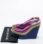 Sergio Rossi Pre-owned Fabric sandals Purple Dames - Thumbnail 9