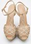 Sergio Rossi Pre-owned Fabric sandals Yellow Dames - Thumbnail 3