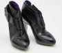 Sergio Rossi Pre-owned Leather boots Black Dames - Thumbnail 4