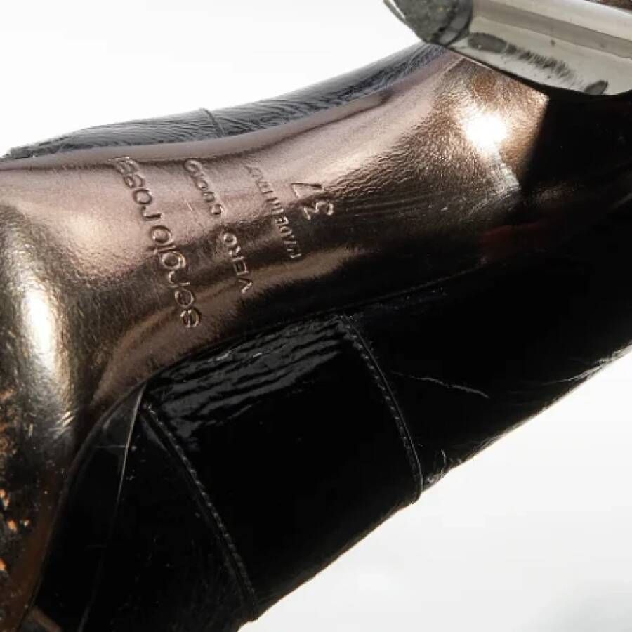 Sergio Rossi Pre-owned Leather boots Black Dames