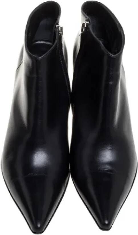 Sergio Rossi Pre-owned Leather boots Black Dames