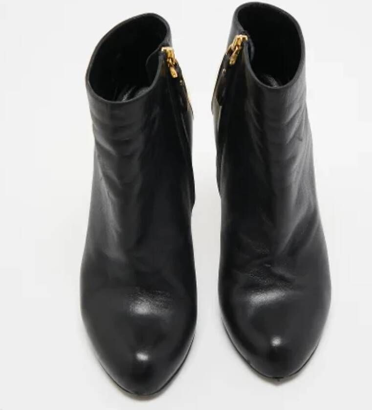 Sergio Rossi Pre-owned Leather boots Black Dames