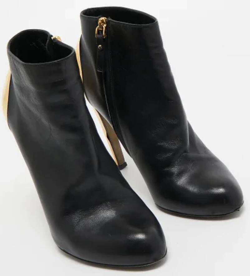 Sergio Rossi Pre-owned Leather boots Black Dames