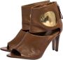 Sergio Rossi Pre-owned Leather boots Brown Dames - Thumbnail 3