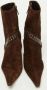 Sergio Rossi Pre-owned Leather boots Brown Dames - Thumbnail 3