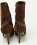 Sergio Rossi Pre-owned Leather boots Brown Dames - Thumbnail 5