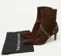 Sergio Rossi Pre-owned Leather boots Brown Dames - Thumbnail 9
