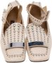 Sergio Rossi Pre-owned Leather flats Beige Dames - Thumbnail 2