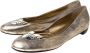 Sergio Rossi Pre-owned Leather flats Gray Dames - Thumbnail 3