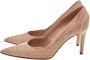 Sergio Rossi Pre-owned Leather heels Beige Dames - Thumbnail 3