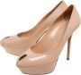 Sergio Rossi Pre-owned Leather heels Beige Dames - Thumbnail 3