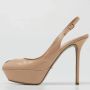 Sergio Rossi Pre-owned Leather heels Beige Dames - Thumbnail 2