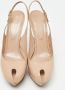 Sergio Rossi Pre-owned Leather heels Beige Dames - Thumbnail 3