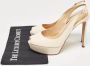 Sergio Rossi Pre-owned Leather heels Beige Dames - Thumbnail 9