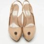 Sergio Rossi Pre-owned Leather heels Beige Dames - Thumbnail 3