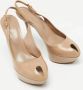 Sergio Rossi Pre-owned Leather heels Beige Dames - Thumbnail 4