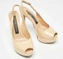 Sergio Rossi Pre-owned Leather heels Beige Dames - Thumbnail 4