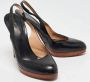 Sergio Rossi Pre-owned Leather heels Black Dames - Thumbnail 4