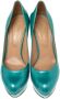 Sergio Rossi Pre-owned Leather heels Blue Dames - Thumbnail 2