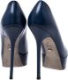 Sergio Rossi Pre-owned Leather heels Blue Dames - Thumbnail 4