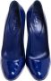 Sergio Rossi Pre-owned Leather heels Blue Dames - Thumbnail 2