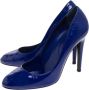 Sergio Rossi Pre-owned Leather heels Blue Dames - Thumbnail 3