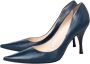 Sergio Rossi Pre-owned Leather heels Blue Dames - Thumbnail 3