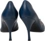 Sergio Rossi Pre-owned Leather heels Blue Dames - Thumbnail 4