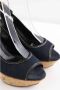 Sergio Rossi Pre-owned Leather heels Blue Dames - Thumbnail 3