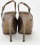 Sergio Rossi Pre-owned Leather heels Gray Dames - Thumbnail 5