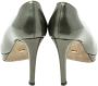 Sergio Rossi Pre-owned Leather heels Green Dames - Thumbnail 4