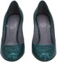 Sergio Rossi Pre-owned Leather heels Green Dames - Thumbnail 3
