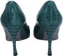 Sergio Rossi Pre-owned Leather heels Green Dames - Thumbnail 5
