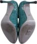 Sergio Rossi Pre-owned Leather heels Green Dames - Thumbnail 7