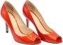 Sergio Rossi Pre-owned Leather heels Orange Dames - Thumbnail 5