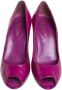 Sergio Rossi Pre-owned Leather heels Purple Dames - Thumbnail 2