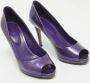 Sergio Rossi Pre-owned Leather heels Purple Dames - Thumbnail 4